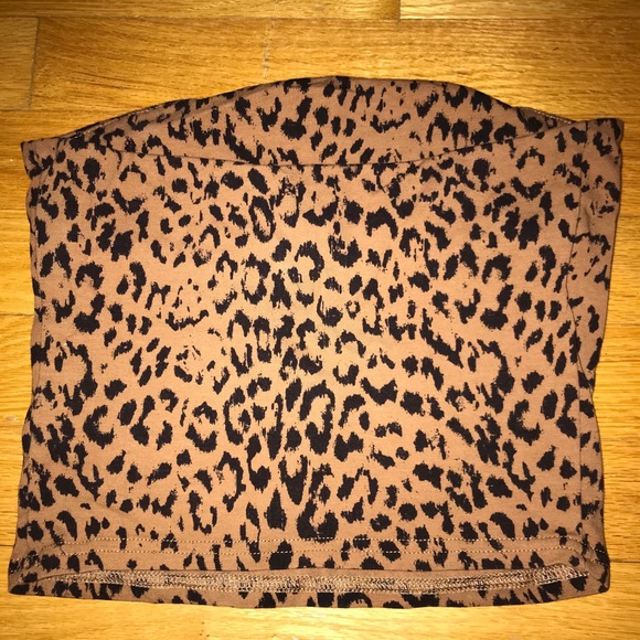 UO leopard print tube top - Picture 2 of 4